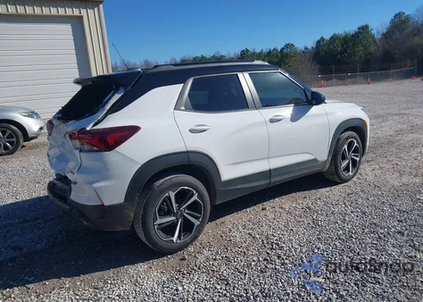 2021 Chevrolet Trailblazer Fwd Rs z USA, uszkodzony, nr VIN KL79MTSL4MB171247